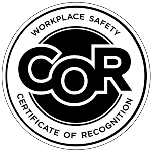 COR Workplace Safety Certificate of Recognition